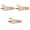 3Pcs Durable Guitar Belt Yellow Adjustable Guitar Accessory 5