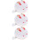 3Pcs Small White Wrist Pin Cushions Reusable Sewing Supply 7
