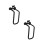 4Pcs Anti-Rust Iron Rear Derailleur Hanger Chain Gear Protector 5