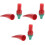 3Pcs Convenient Red Stitching Adhesive Glue Stick for Craft Decoration 5