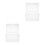 2Pcs Transparent PP Cd Dvd Storage Boxes Dustproof Clear Disc Holders 7