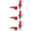 3Pcs Convenient Red Stitching Adhesive Glue Stick for Craft Decoration 10