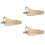 3Pcs Durable Guitar Belt Yellow Adjustable Guitar Accessory 7