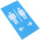 5Pcs Wall-Mounted Sky-Blue Restroom Identification Signs for Toilets 1