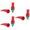 3Pcs Convenient Red Stitching Adhesive Glue Stick for Craft Decoration 9