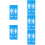 5Pcs Wall-Mounted Sky-Blue Restroom Identification Signs for Toilets 9