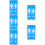 5Pcs Wall-Mounted Sky-Blue Restroom Identification Signs for Toilets 10