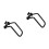4Pcs Anti-Rust Iron Rear Derailleur Hanger Chain Gear Protector 6