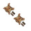 2Pcs Escape Proof Tactical Cat Harness Leash Set Adjustable Khaki Vest 10