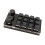 Keyboard 12 Keys Mini Size, Multifunction with 2 Knobs, Programmable Design for Portable Gaming (Blue) 4