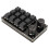 Keyboard 12 Keys Mini Size, Multifunction with 2 Knobs, Programmable Design for Portable Gaming (Blue) 8