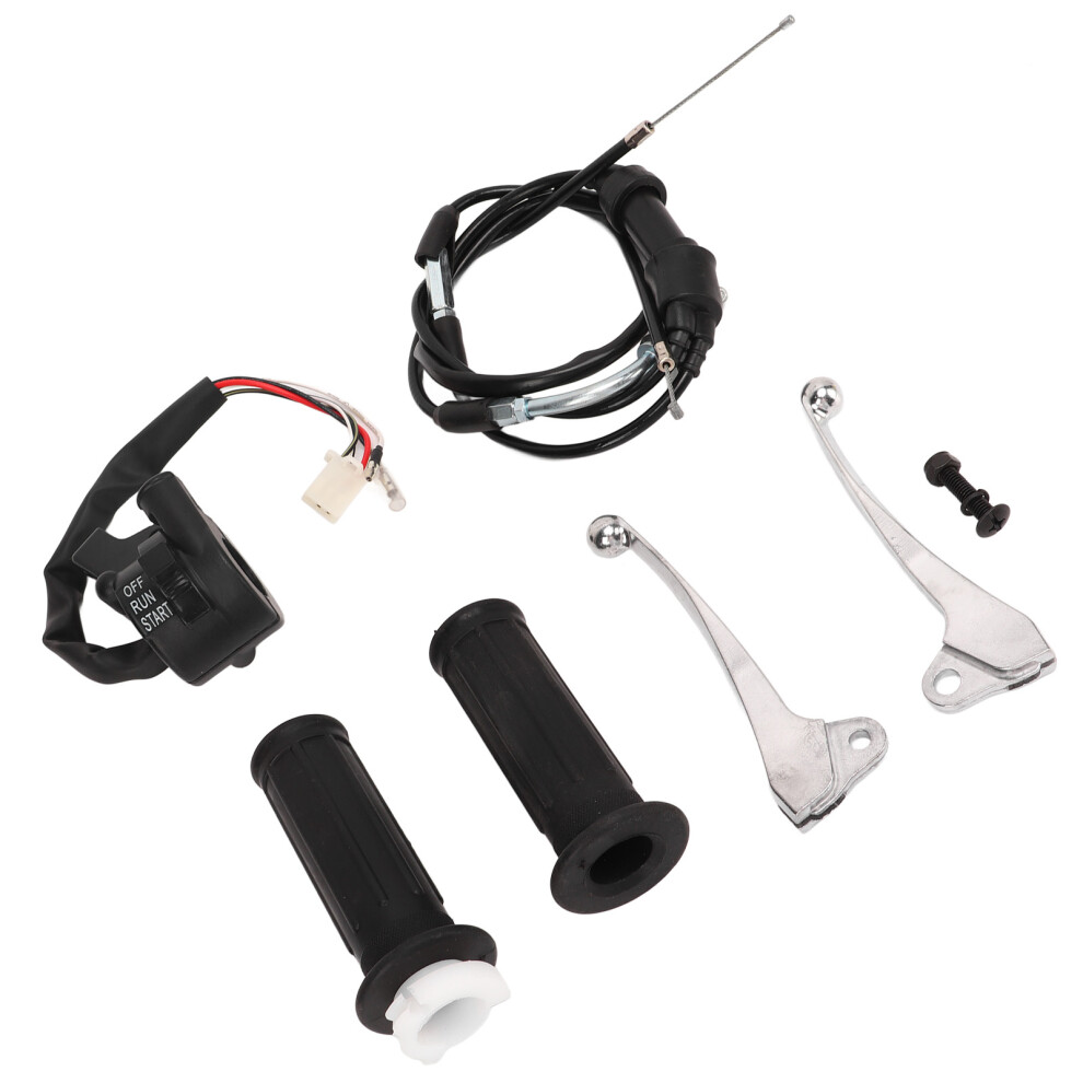 Throttle Cable Handle Grip Start Kill Switch Brake Lever Kit For Pw50 Py50 Dirt Bike 8071372810124