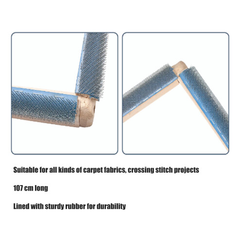 Durable 100cm Gripper Strips: Customize for Carpets & Cross Stitch 1