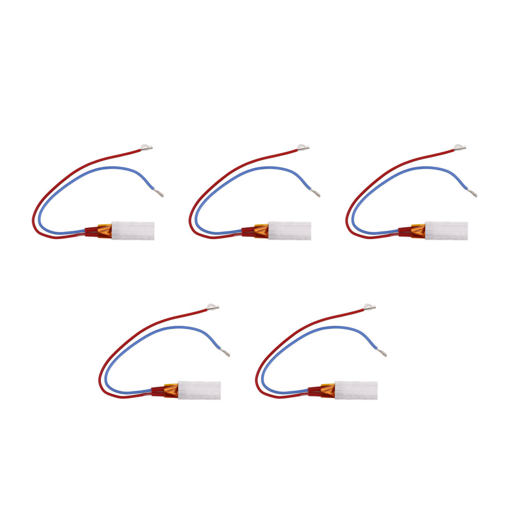 5Pcs Ptc Heating Element 35X15x5mm 220V, Aluminum Shell, 200 Red/Blue 9331372811538