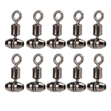 High Strength Stainless Steel Swivels For Fishing, Smooth 360 Rotating Barrel Swivels, Flexible Rotating To Prevent Fishing Line Tangling, Reduces