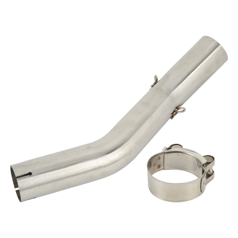 Motorcycle Exhaust Mid Pipe High Quality Exhaust Muffler Adapter Connect Pipe Made Of Stainless Steel With Clamps Compatible With Kawasaki For Ninja 9423501509413