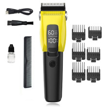 Kit de tosa para animais de estimação com design silencioso, aparador silencioso para cães com pelagem densa, bateria recarregável, 3 velocidades