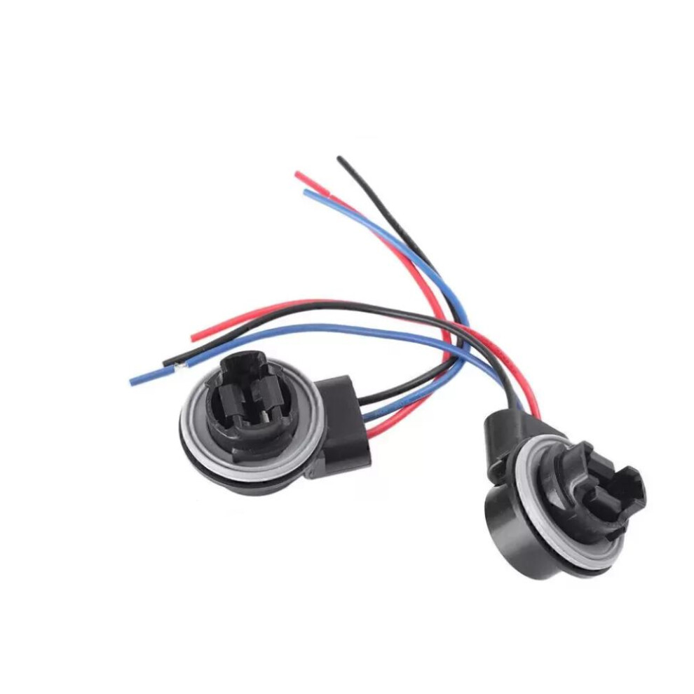 Socket Female Adapter Wiring Harness, Led Incandescent Compatible Easy Plug-And-Play Installation For Turn Signal Brake Heat Resistance Nylon Light 9169997454409