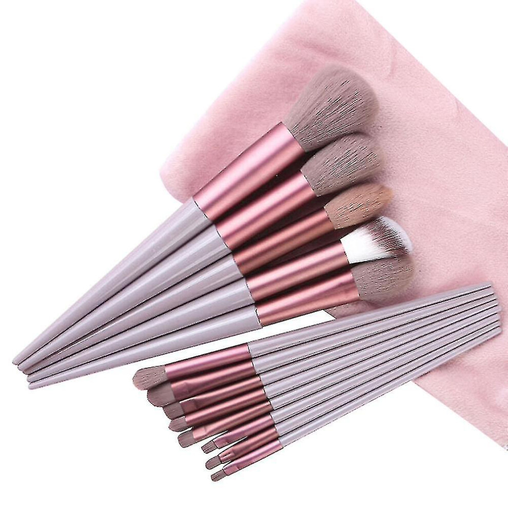 Artificial Fiber Makeup Brushes Set, Ergonomic Design Ensures Comfort And Control For Professional Makeup Application With Soft Makeup Brushes