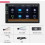A solução definitiva em entretenimento automotivo: central multimídia Double Din com tela sensível ao toque HD de 7 polegadas, compatível com 3