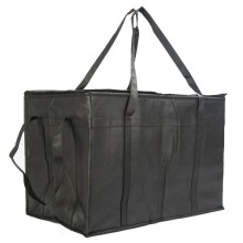 Bolsa térmica reutilizável para entregas, dobrável e leve, ideal para compras de supermercado, viagens e serviços de catering.