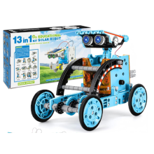 Robôs de Educação STEM 13 em 1 com Energia Solar para Crianças de 8 a 12 Anos, Brinquedo Educativo DIY em Material ABS Atóxico, Conjunto de