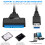 Data Warrior, Φορητός Προσαρμογέας SATA σε USB για SSD 2,5", Λειτουργία UASP που Εξασφαλίζει 4