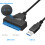 Adaptador SATA para USB Compact Data Maestro, Plug and Play, para SSDs e HDDs de 2,5 polegadas. A conexão USB 3.0 SuperSpeed garante transferências 3
