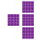 400Pièces Aluminium Violet Pour Gourmandises DIY 6