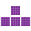 400Pièces Aluminium Violet Pour Gourmandises DIY 5