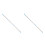 2Pcs Rotating Mop Pole Replacement with Plastic Stainless Mop Rods 2