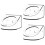 3Pièces Support Bureau Transparent Pour Enceinte Mural Et Rangement 6