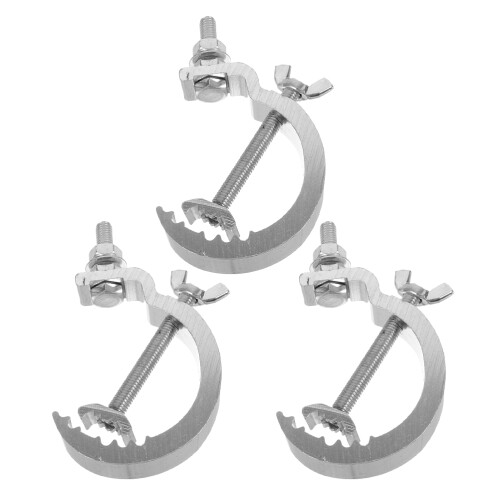 6Pièces Pinces Scène En Alliage D'aluminium Argent Durables 1