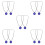 10Pièces Golf Clip Casquette Zinc 10