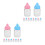 48Pièces Bébé Multi Couleurs Mini Boîtes Bonbons 9