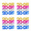 16Pièces Lunettes 2026 Pièce Multicolores Accessoires 6