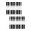 20Pièces Brosse Noir Pour Ongles Et Gloss 7