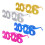 16Pièces Lunettes 2026 Pièce Multicolores Accessoires 2