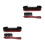 4Pièces Nettoyage Billard Pool Table PVC Bois 7