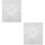 2Pièces Pochoir Patchwork Quilting Accessoire Couture Durable 8