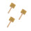 3Pièces Cabasa Bois Métal Portable Instrument Percussion 8