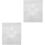 2Pièces Pochoir Patchwork Quilting Accessoire Couture Durable 5