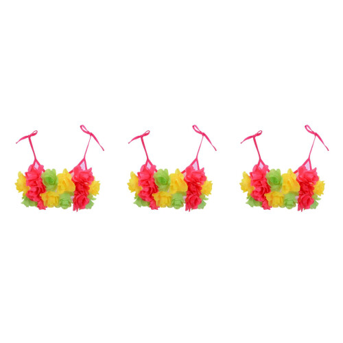 3Pièces Tenue Performance Polyester Danse Fleurs 2