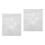 2Pièces Pochoir Patchwork Quilting Accessoire Couture Durable 6