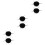 6Pièces Dotting Noir Acier Outils De 6