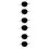 6Pièces Dotting Noir Acier Outils De 9