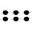 6Pièces Dotting Noir Acier Outils De 5