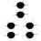 6Pièces Dotting Noir Acier Outils De 3