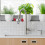 2Pièces Poste Lavage Yeux Cuivre Monté Robinet Ajustable Usage Maison 9