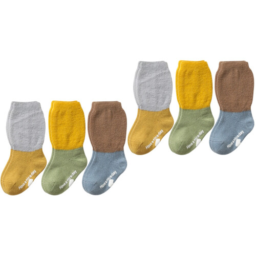 6Paires Bébé Grip Couleurs Variées Et 2